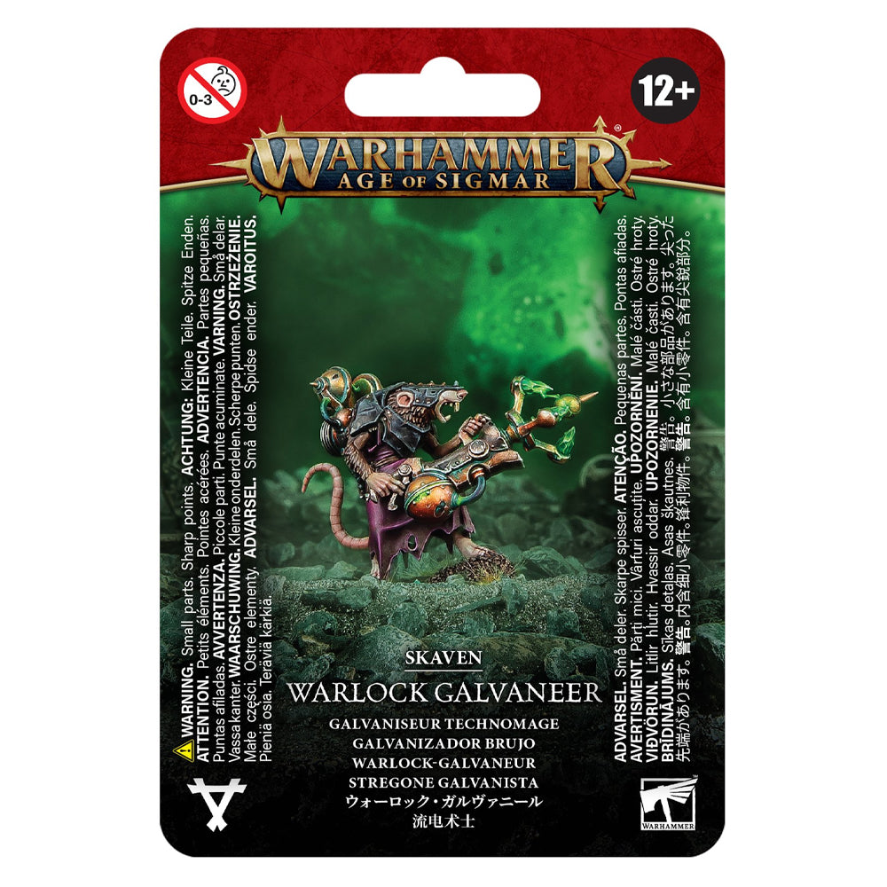 Games Workshop Warhammer Age of Sigmar Skaven: Warlock Galvaneer 90-51