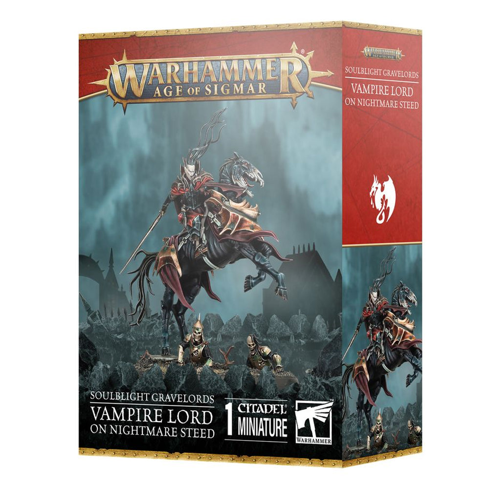 Games Workshop Warhammer Age of Sigmar SG: Vampire Lord on Nightmare Steed 91-82