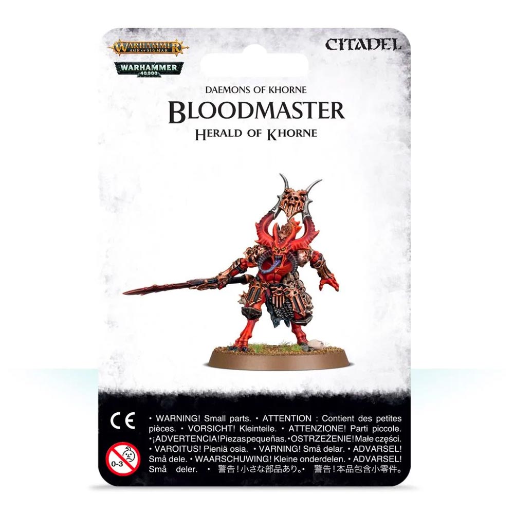 Games Workshop Warhammer 40k AOS: Bloodmaster Herald of Khorne 97-62