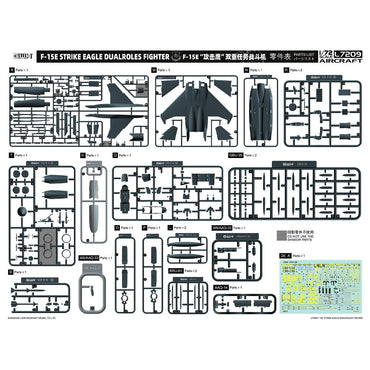 Great Wall Hobby 7209 McDonnell F-15E Strike USAF 1:72 Plastic Model Kit