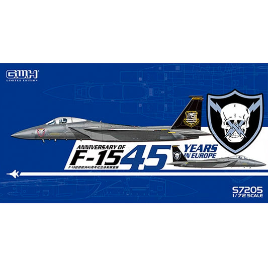 Great Wall Hobby S7205 McDonnell F-15C USAF 45 Years in Europe 1:72 Model Kit