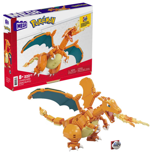 MEGA Pokémon - Charizard Brick Model Age 8+ 222pcs