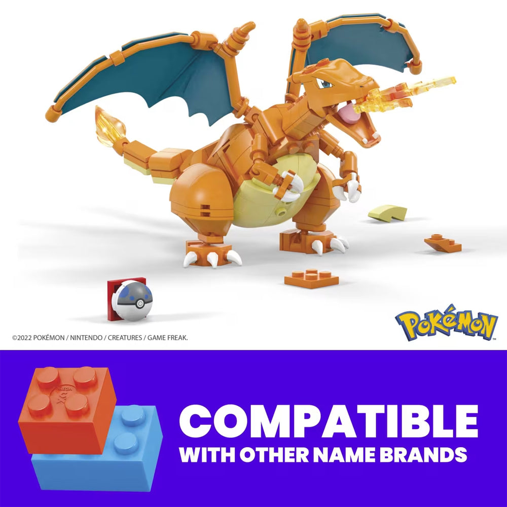 MEGA Pokémon - Charizard Brick Model Age 8+ 222pcs