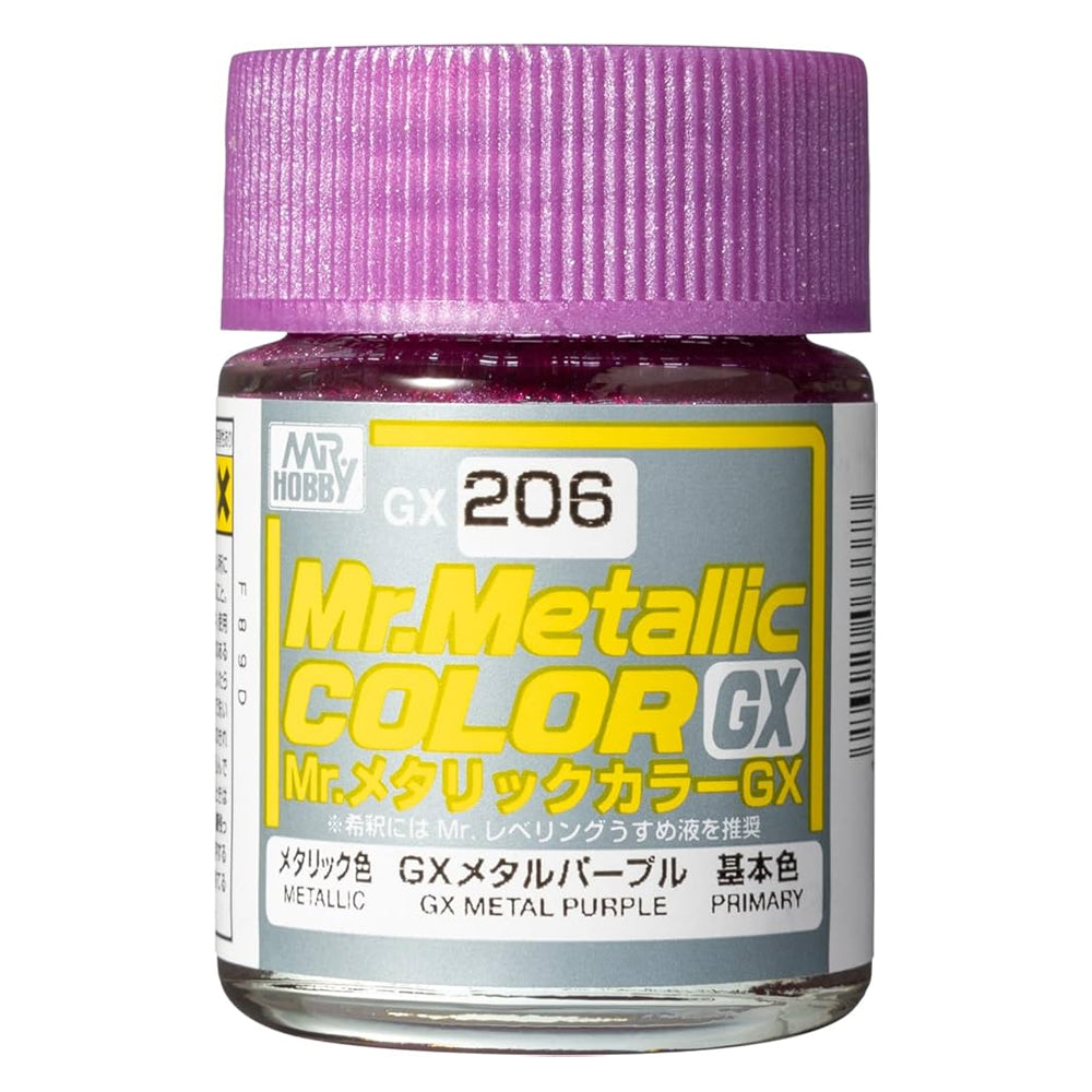 Mr Hobby Mr Metallic Colour GX-206 Metal Purple 18ml Acrylic Paint