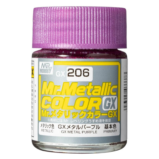 Mr Hobby Mr Metallic Colour GX-206 Metal Purple 18ml Acrylic Paint