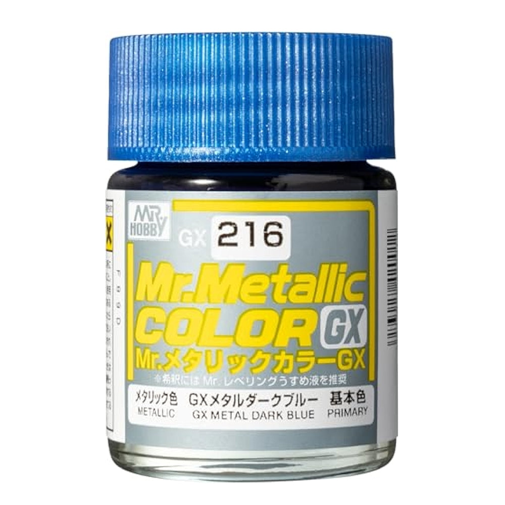 Mr Hobby Mr Metallic Colour GX-216 Metal Dark Blue 18ml Acrylic Paint