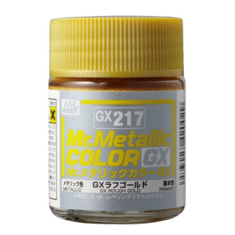 Mr Hobby Mr Metallic Colour GX-217 Rough Gold 18ml Acrylic Paint