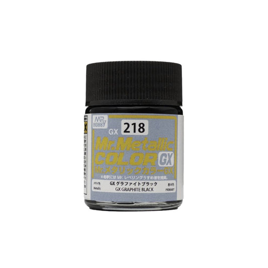 Mr Hobby Mr Metallic Colour GX-218 Graphite Black 18ml Model Paint