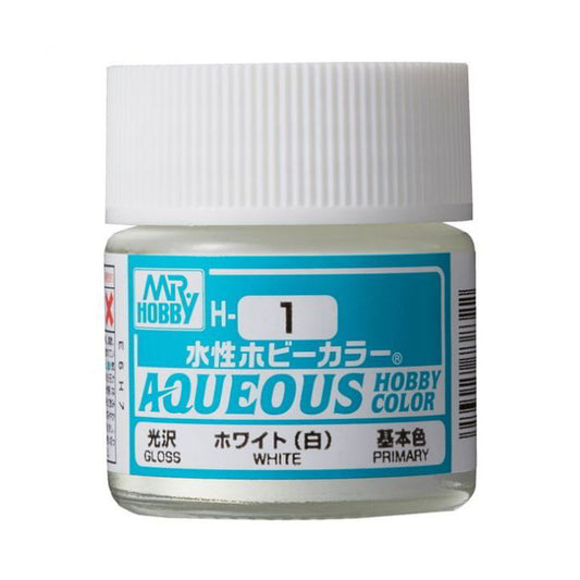 Mr Hobby Aqueous Hobby Colour H-001 White 10ml Acrylic Paint