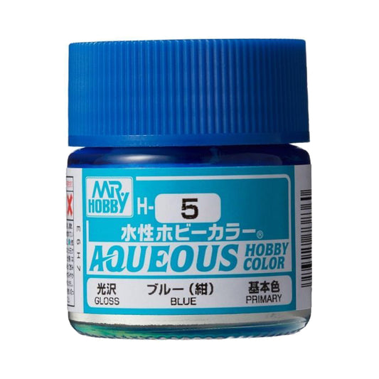 Mr Hobby Aqueous Hobby Colour H-005 Blue 10ml Acrylic Paint