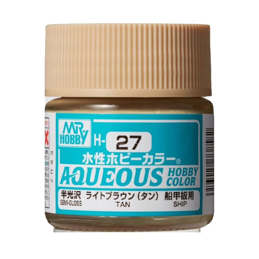 Mr Hobby Aqueous Hobby Colour H-027 Tan 10ml Acrylic Paint