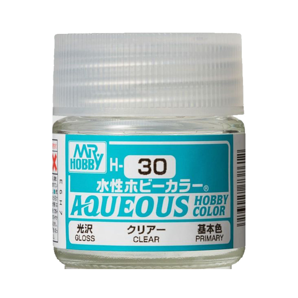 Mr Hobby Aqueous Hobby Colour H-030 Gloss Clear 10ml Acrylic Paint