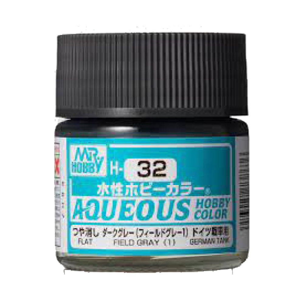 Mr Hobby Aqueous Hobby Colour H-032 Field Grey (G) 10ml Acrylic Paint