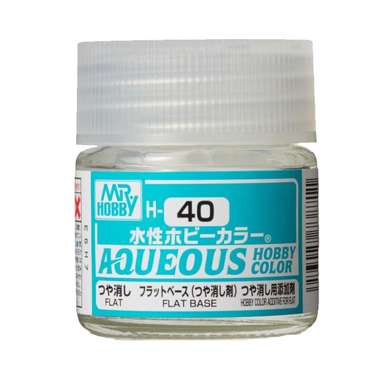 Mr Hobby Aqueous Hobby Colour H-040 Flat Base 10ml Acrylic Paint