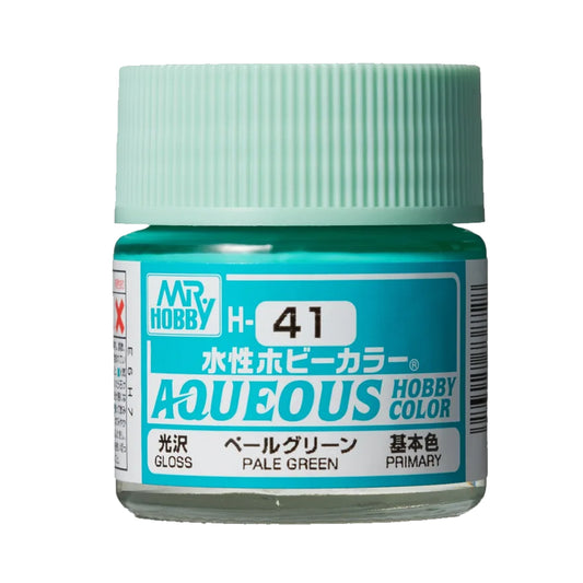 Mr Hobby Aqueous Hobby Colour H-041 Pale Green 10ml Acrylic Paint