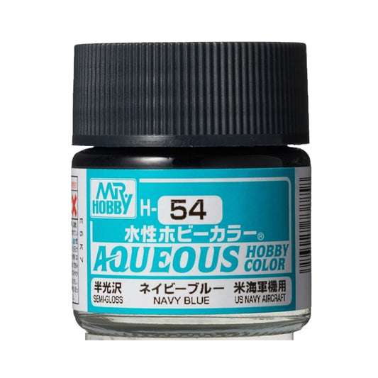 Mr Hobby Aqueous Hobby Colour H-054 Navy Blue (US) 10ml Acrylic Paint