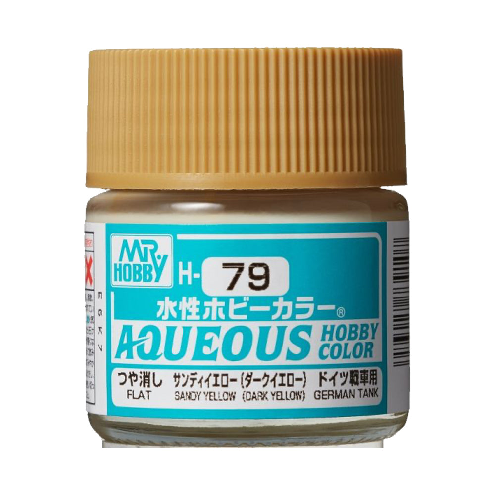 Mr Hobby Aqueous Hobby Colour H-079 Sandy Yellow (G) 10ml Acrylic Paint