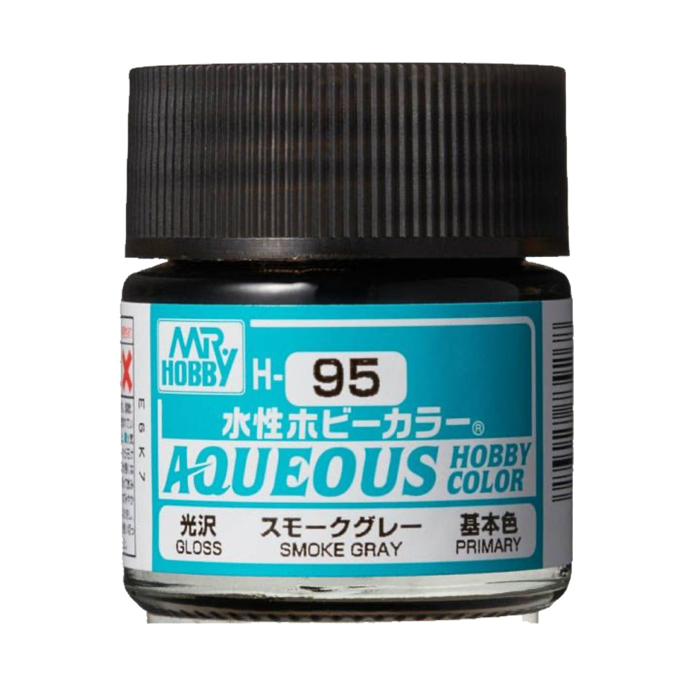 Mr Hobby Aqueous Hobby Colour H-095 Smoke Grey 10ml Acrylic Paint
