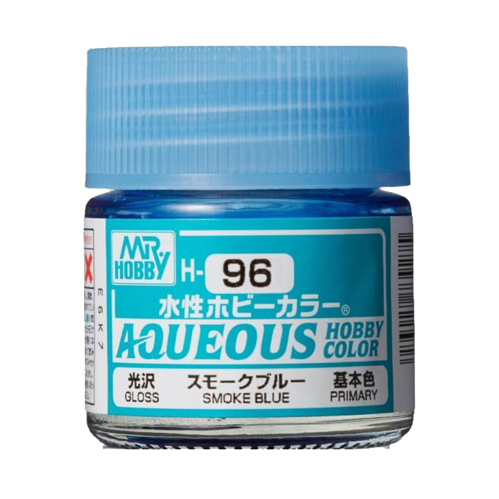 Mr Hobby Aqueous Hobby Colour H-096 Smoke Blue 10ml Acrylic Paint