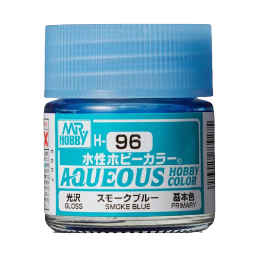Mr Hobby Aqueous Hobby Colour H-096 Smoke Blue 10ml Acrylic Paint