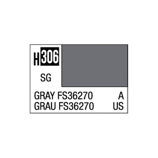 Mr Hobby Aqueous Hobby Colour H-306 Grey FS36270 (US) 10ml Acrylic Paint