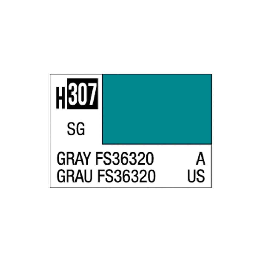 Mr Hobby Aqueous Hobby Colour H-307 Grey FS36320 (US) 10ml Acrylic Paint