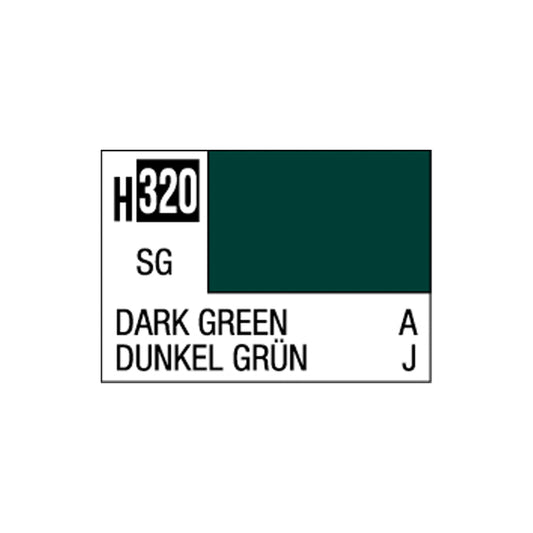 Mr Hobby Aqueous Hobby Colour H-320 Dark Green 10ml Acrylic Paint