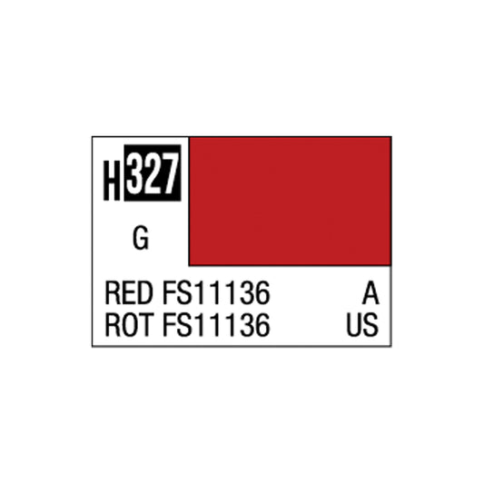 Mr Hobby Aqueous Hobby Colour H-327 Red FS11136 (US) 10ml Acrylic Paint