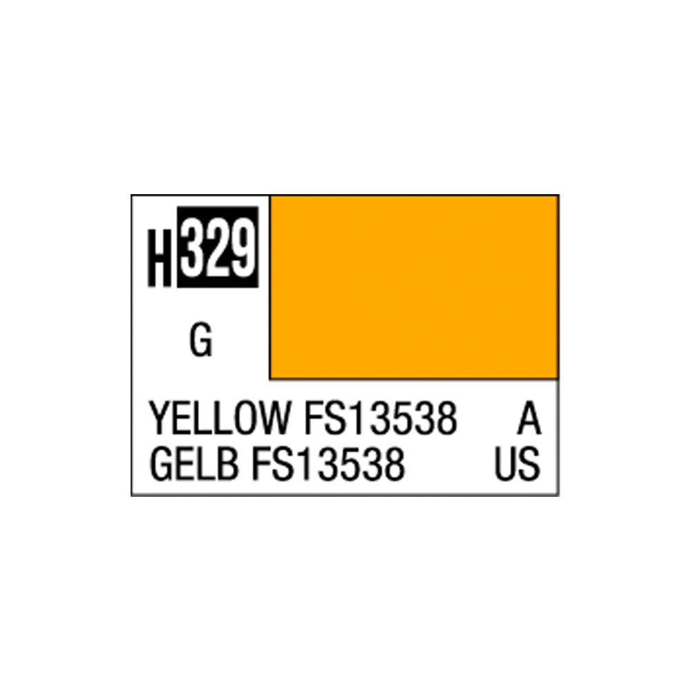 Mr Hobby Aqueous Hobby Colour H-329 Yellow FS13538 (US) 10ml Acrylic Paint