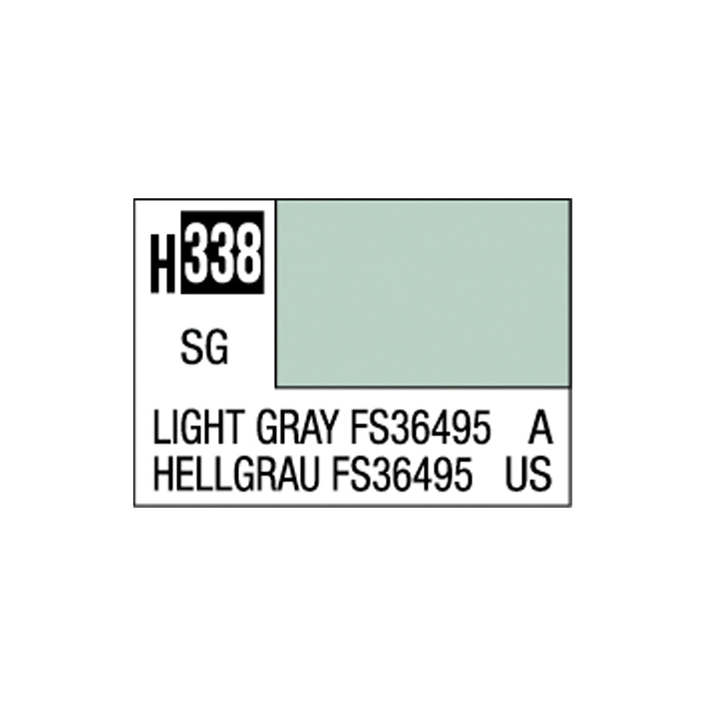 Mr Hobby Aqueous Hobby Colour H-338 Light Grey FS36495 (US) 10ml Acrylic Paint