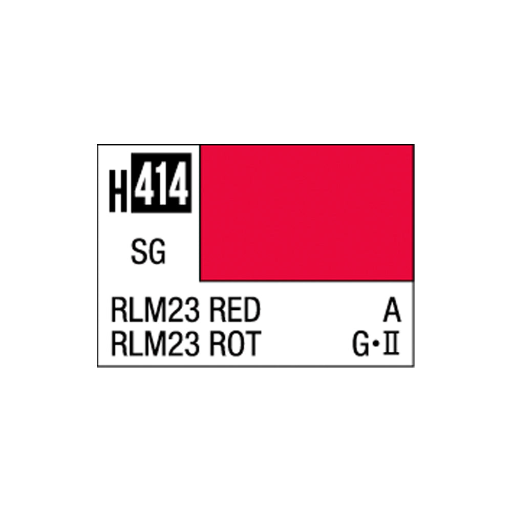 Mr Hobby Aqueous Hobby Colour H-414 RLM23 Red ((G) 10ml Acrylic Paint