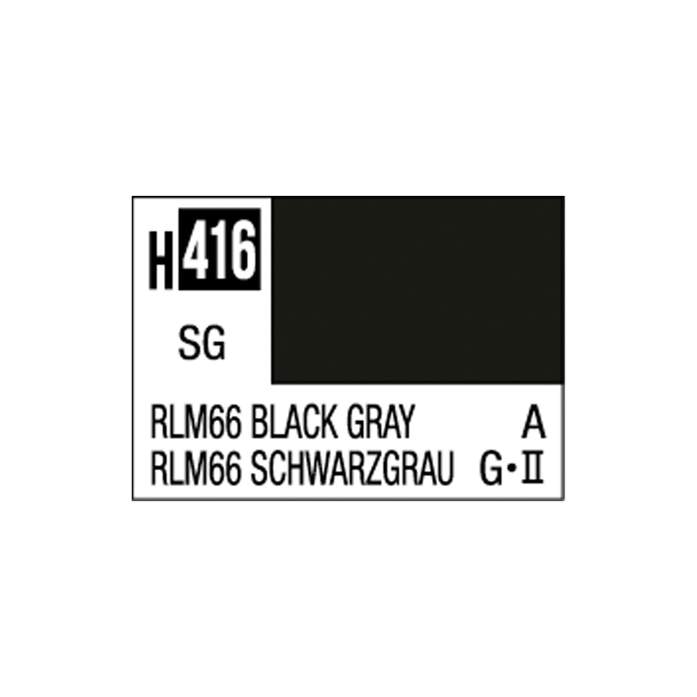 Mr Hobby Aqueous Hobby Colour H-416 RLM66 Black Grey (G) 10ml Acrylic Paint