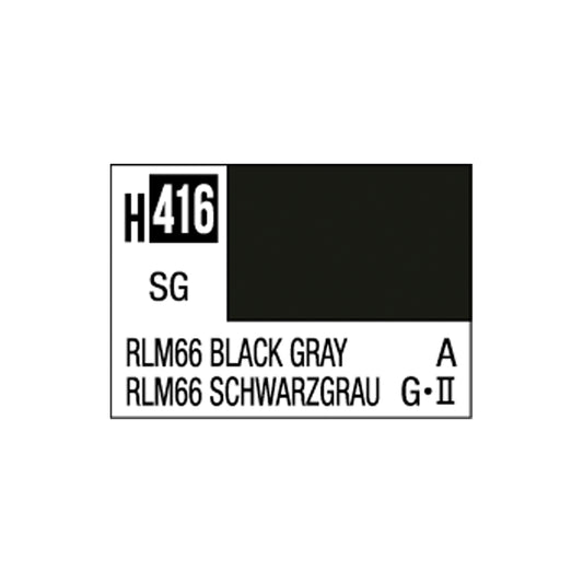 Mr Hobby Aqueous Hobby Colour H-416 RLM66 Black Grey (G) 10ml Acrylic Paint