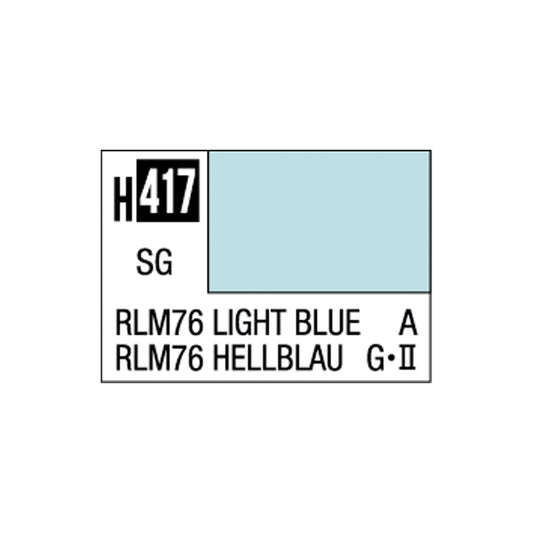 Mr Hobby Aqueous Hobby Colour H-417 RLM76 Light Blue (G) 10ml Acrylic Paint