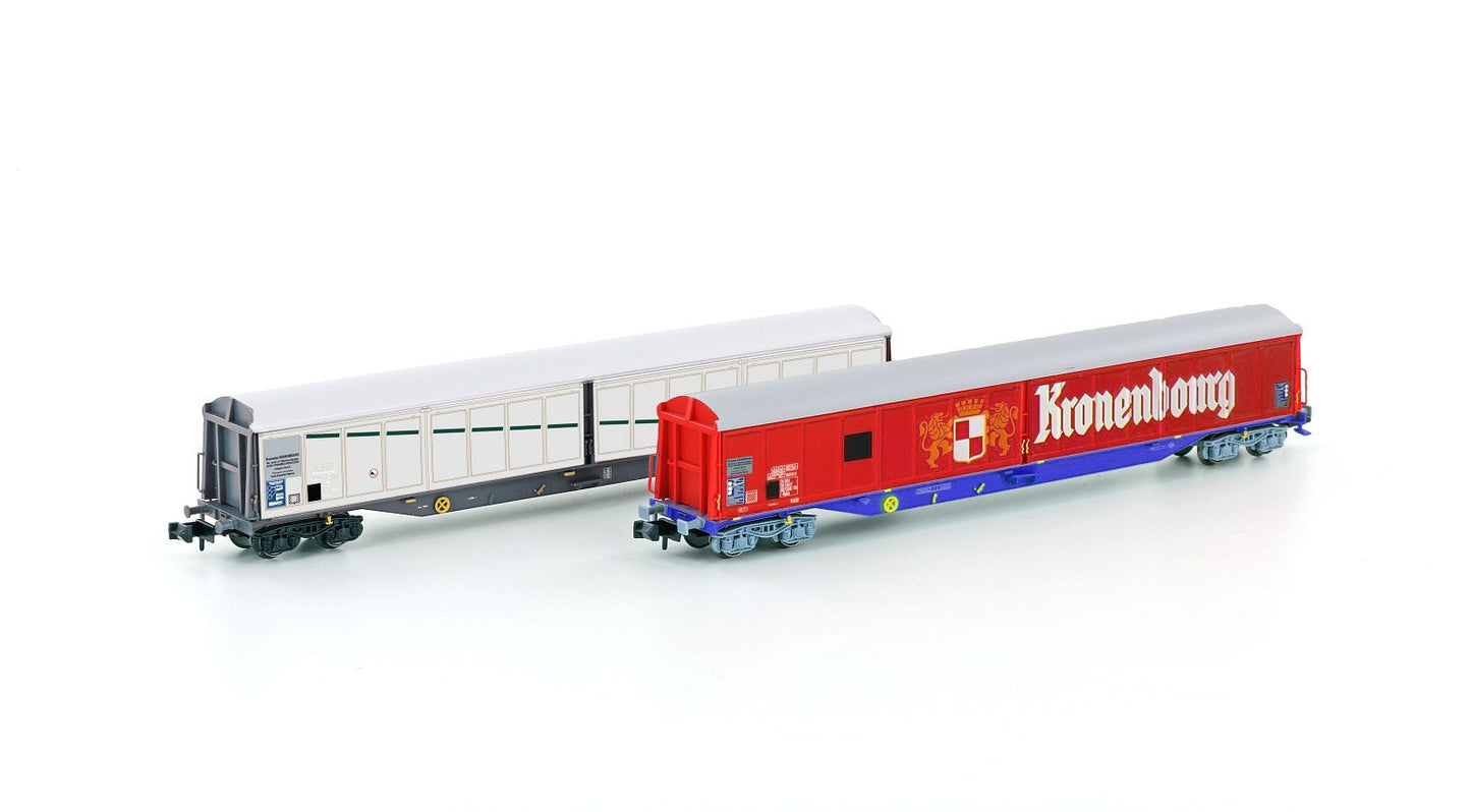 Hobbytrain 23442 SNCF Kronenbourg Habis Bogie Van Set (2) IV N Gauge