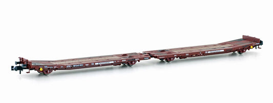 Hobbytrain Motortransport TWA 800A Double Flat Wagon VI H23783 N Gauge