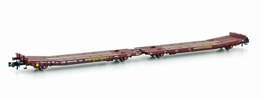 Hobbytrain DB TWA 800A Double Flat Wagon V H23784 N Gauge