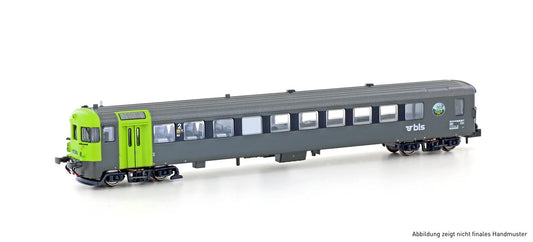 Hobbytrain BLS Bdt 2nd Class Control Coach 100yr Livery VI H23946 N Gauge