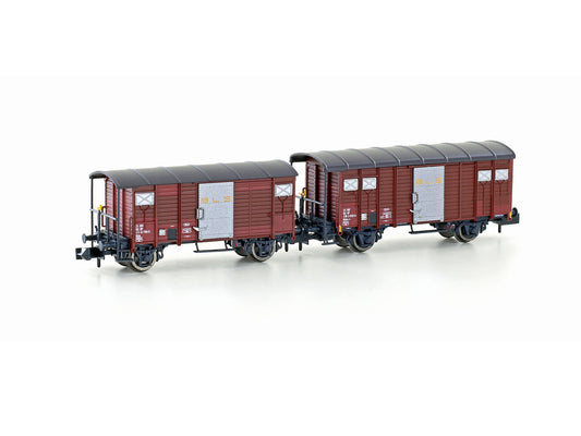 Hobbytrain BLS K2/K3 Van Set (2) IV N Gauge H24254