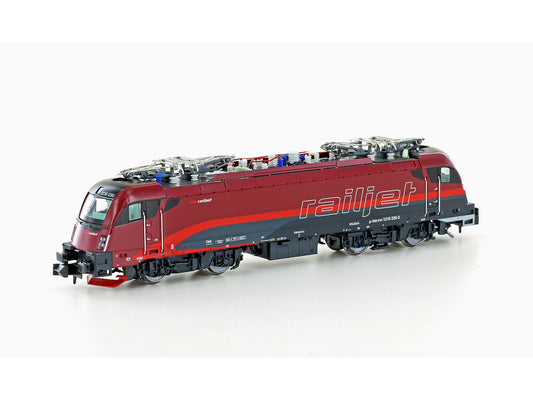 Hobbytrain OBB Railjet Rh1216 Electric Locomotive VI H2738 N Gauge