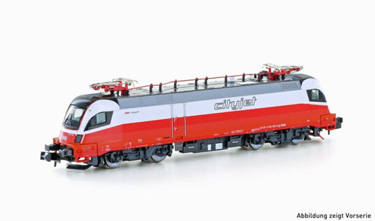 Hobbytrain OBB Cityjet Rh1116 181 Electric Locomotive VI (DCC-Sound) H2786S N Gauge