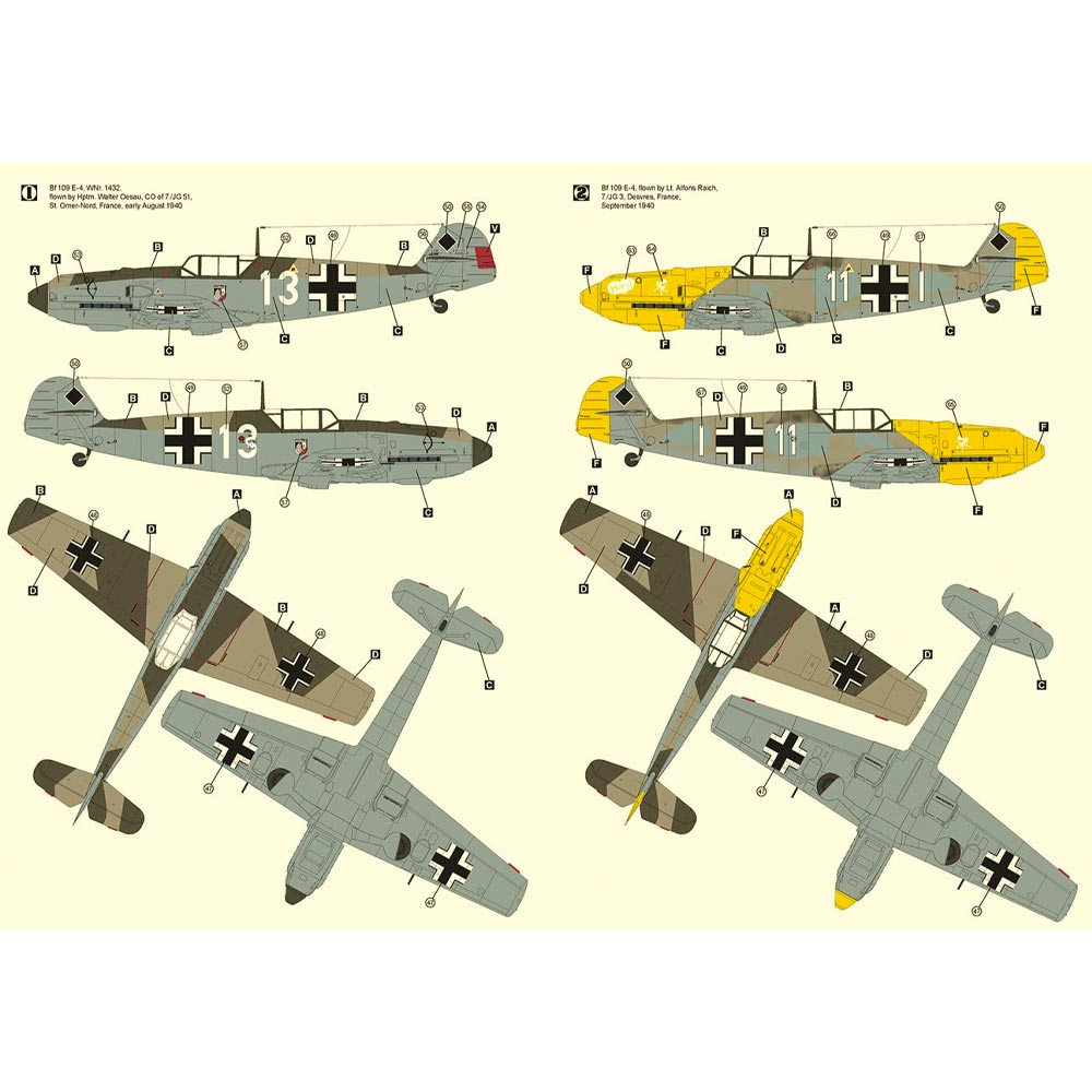 Hobby 2000 32005 Messerschmitt Bf 109 E-4 1:32 Plane Plastic Model Kit