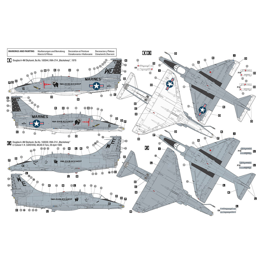Hobby 2000 48036 A-4M Skyhawk US Marines 1:48 Model Kit