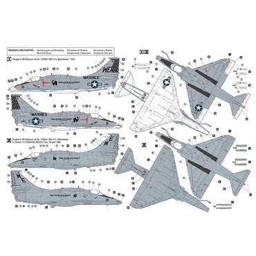 Hobby 2000 48036 A-4M Skyhawk US Marines 1:48 Model Kit