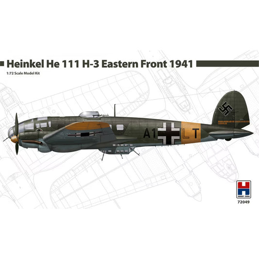 Hobby 2000 72049 Heinkel He 111 H-3 Eastern Front 1941 1:72 Model Kit