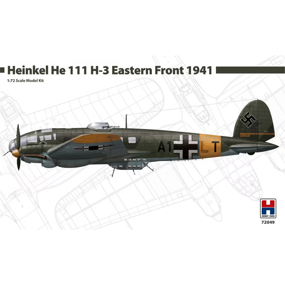 Hobby 2000 72049 Heinkel He 111 H-3 Eastern Front 1941 1:72 Model Kit