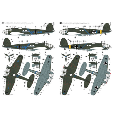 Hobby 2000 72075 Heinkel He-111D 1:72 Model Kit