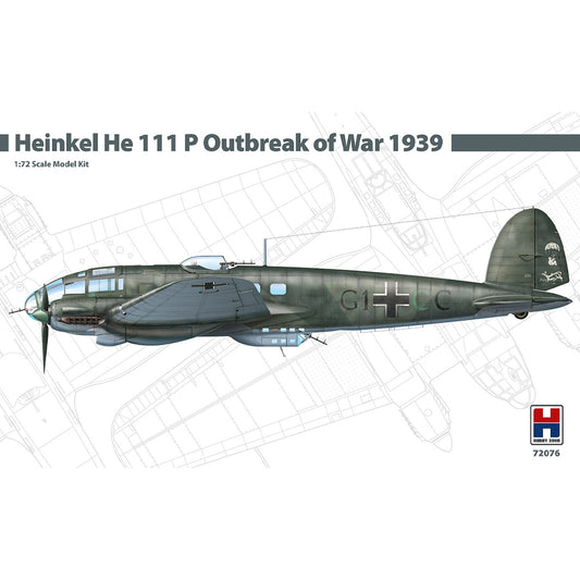 Hobby 2000 72076 Heinkel He-111P Outbreak of War 1939 1:72 Model Kit