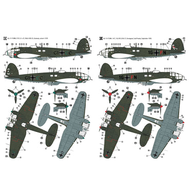 Hobby 2000 72076 Heinkel He-111P Outbreak of War 1939 1:72 Model Kit