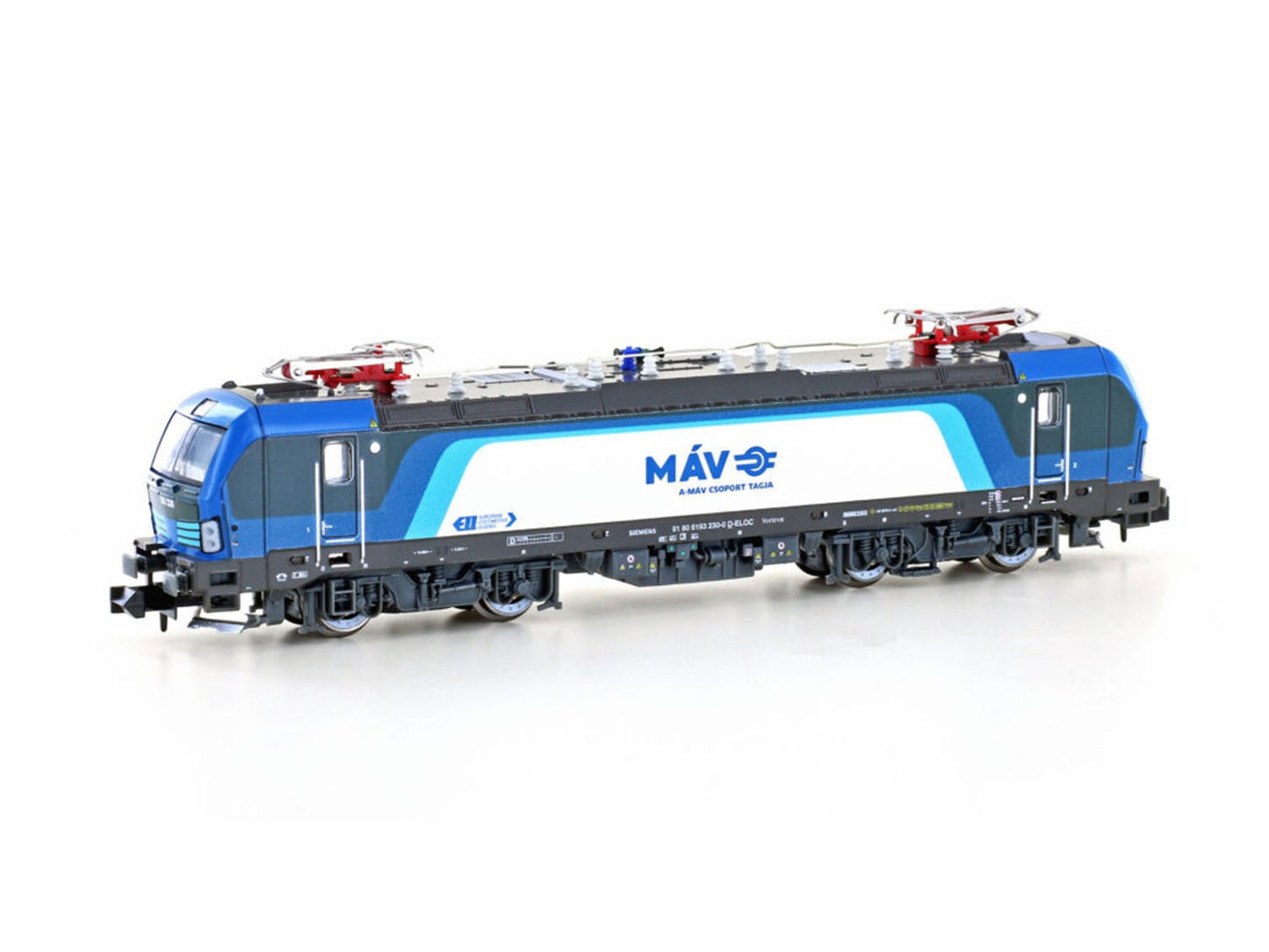 Hobbytrain MAV BR193 Vectron Electric Locomotive VI (DCC-Sound) H30183S N Gauge